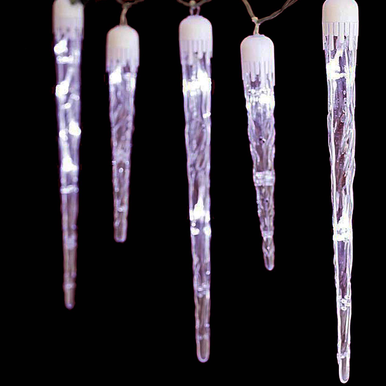 Mojawo Lichtervorhang LED-Lichterkette mit 20 Eiszapfen günstig online kaufen