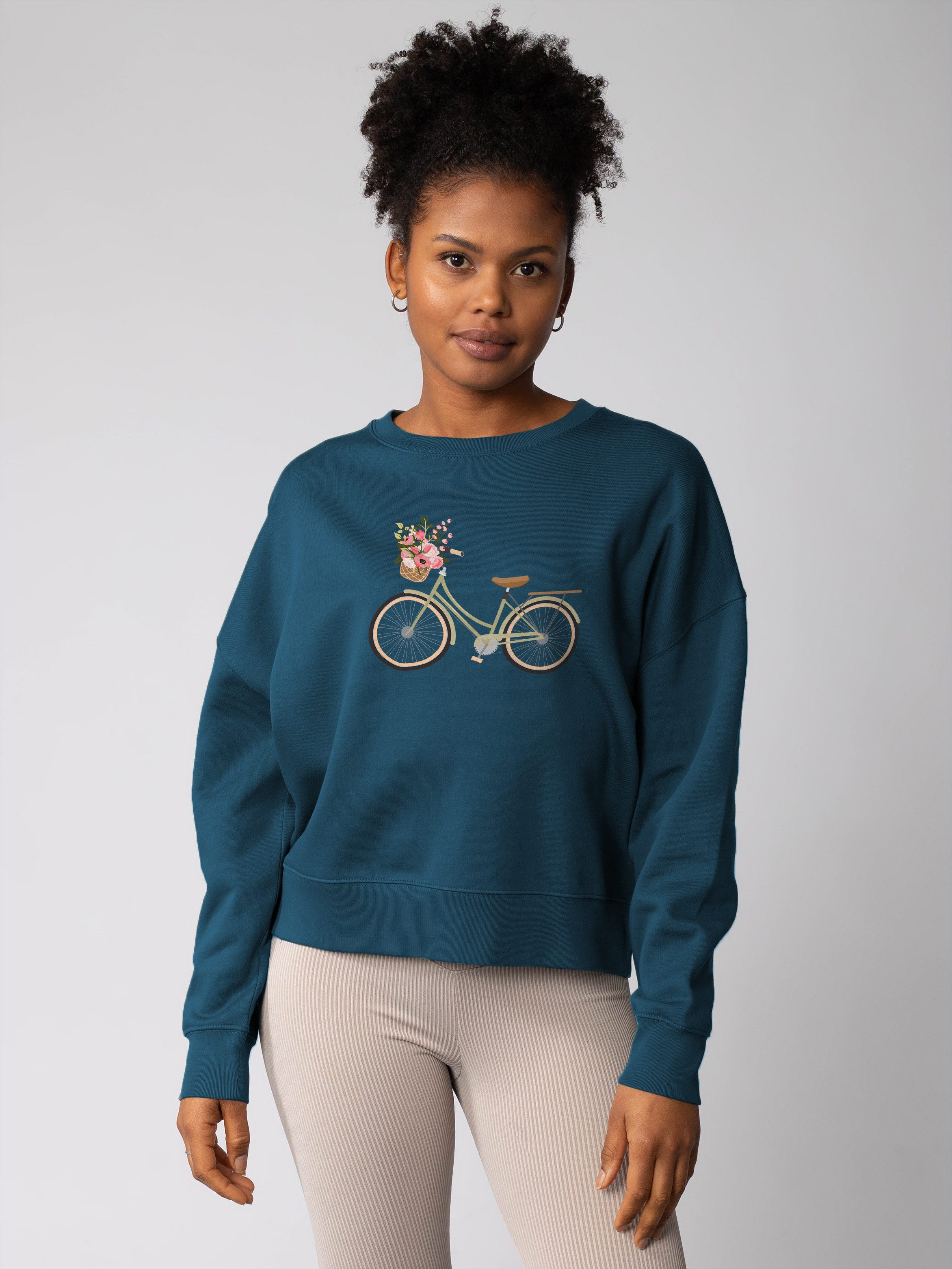 wat? Apparel Sweatshirt Damenfahrrad