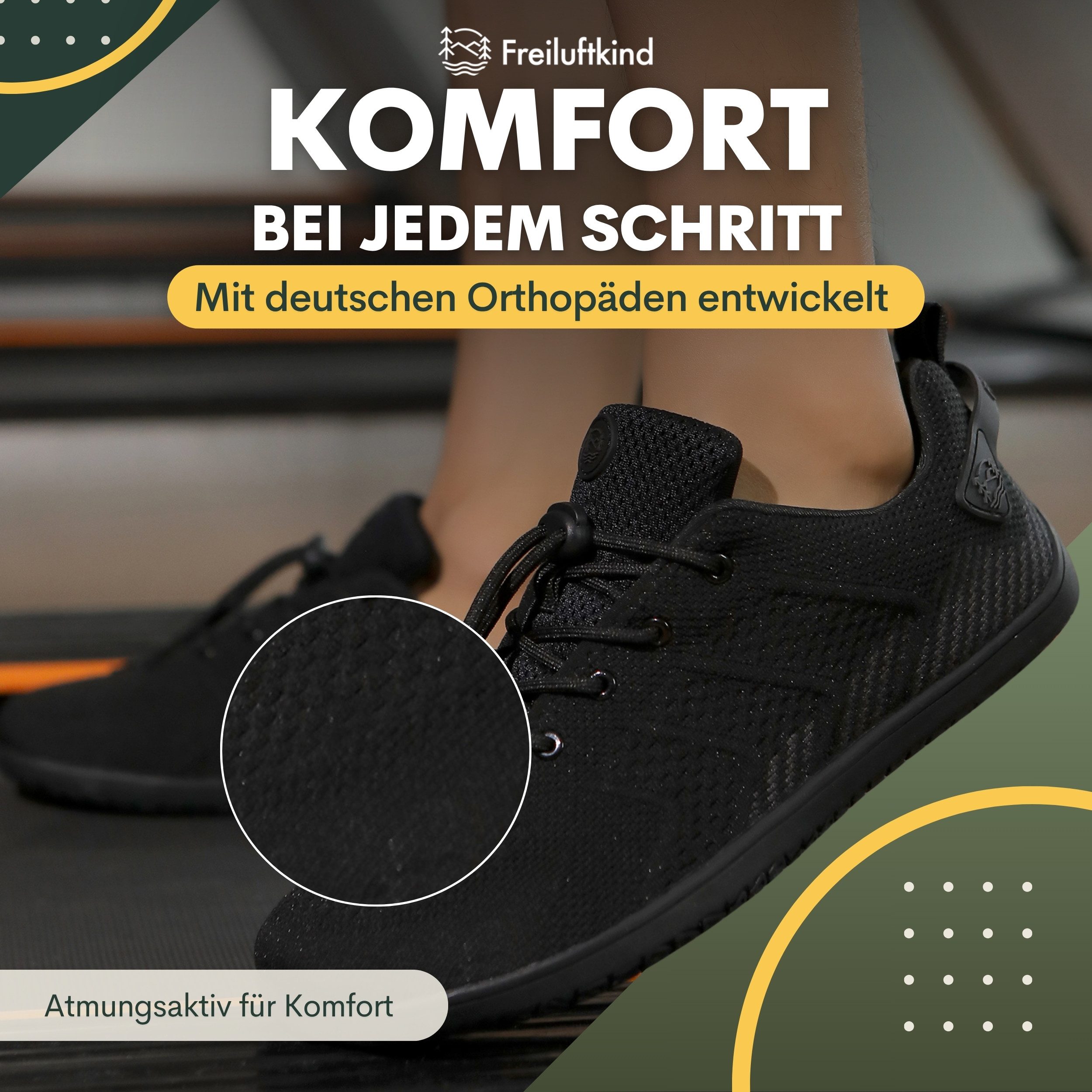 Freiluftkind Camino – Sportliche Sneaker Barfußschuhe – Unisex Barfußschuh günstig online kaufen