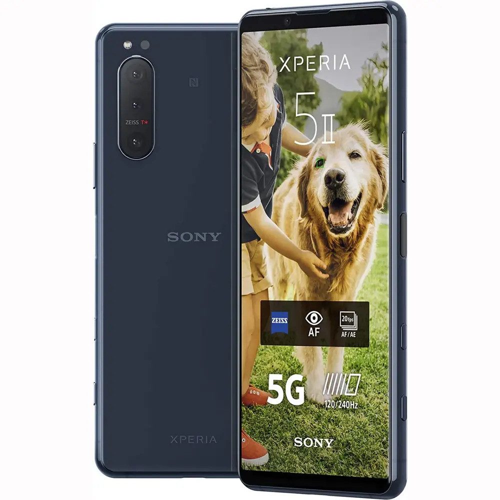 Sony Xperia 5II 128GB / 8GB RAM 5G 4K HDR Videoaufnahme 21:9 OLED Smartphone (15,49 cm, 128 GB Speicherplatz, 120Hz, Snapdragon® 865 Prozessor, 4000 mAh Akku Schnellladefunktion)