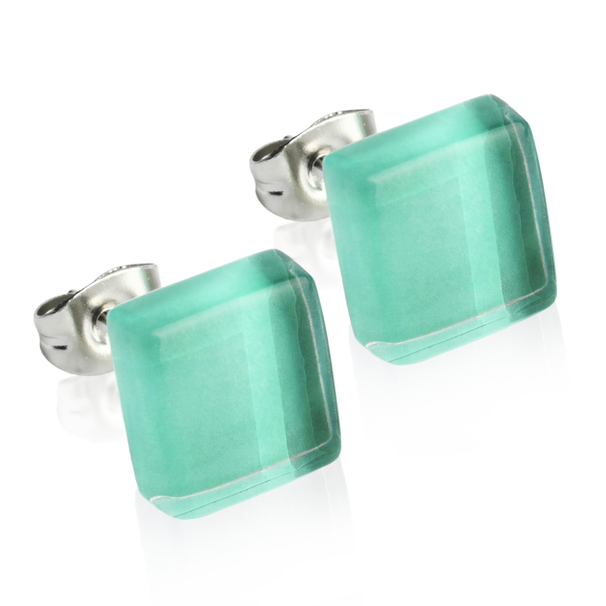 ALEXASCHA Paar Ohrstecker Kleine quadratische Stecker günstig online kaufen