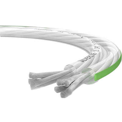 Oehlbach Silverline SP-15 Versilbertes Lautsprecherkabel 2x1,5 mm² Audio-Kabel, Terminal, Terminal (800 cm)