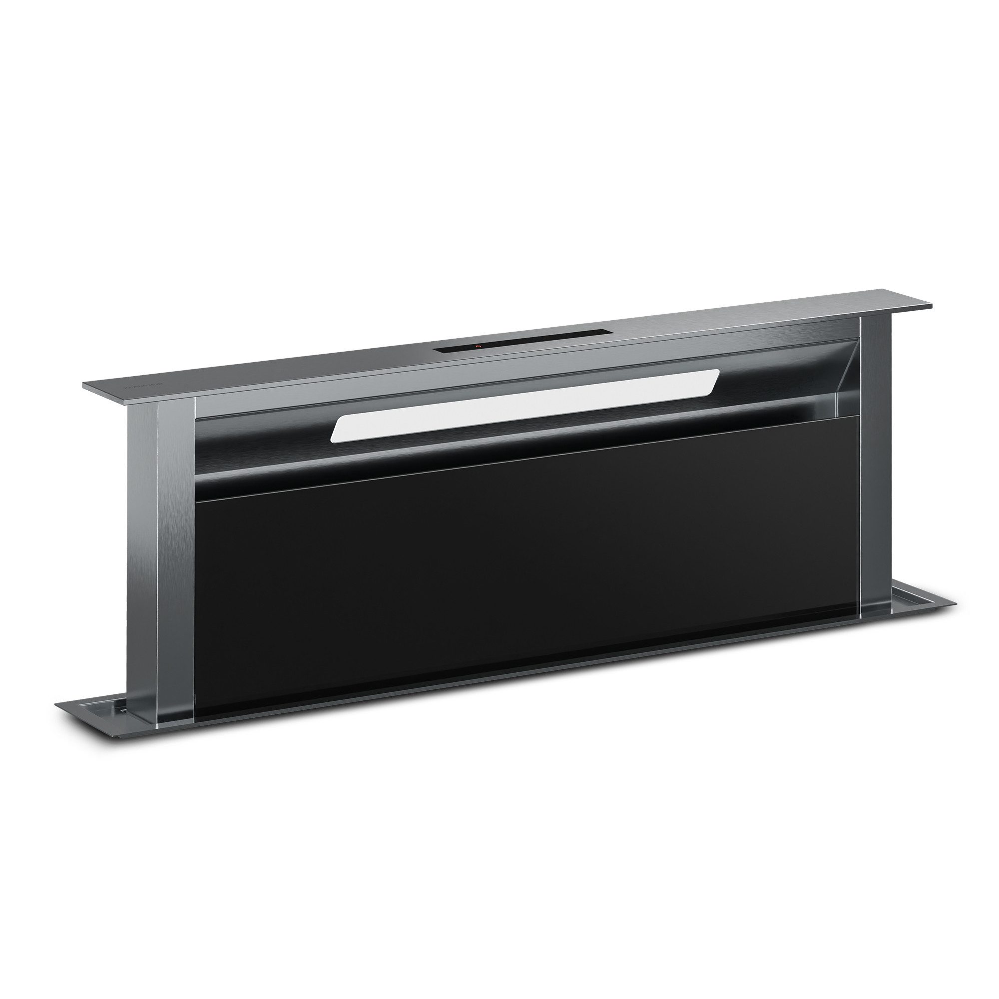 Klarstein Deckenhaube VeroSteel VeroSteel, Dunstabzugshaube Downdraft Kochfeldabzug Umluft Abluft Touch LED