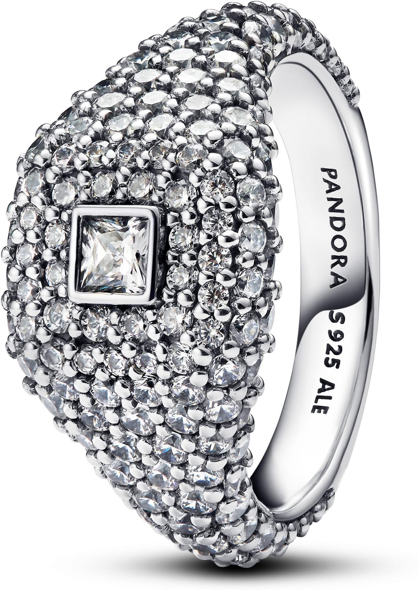Pandora Fingerring Pandora Sterling silver Cubic Zirconia Clear 193556C01 D günstig online kaufen