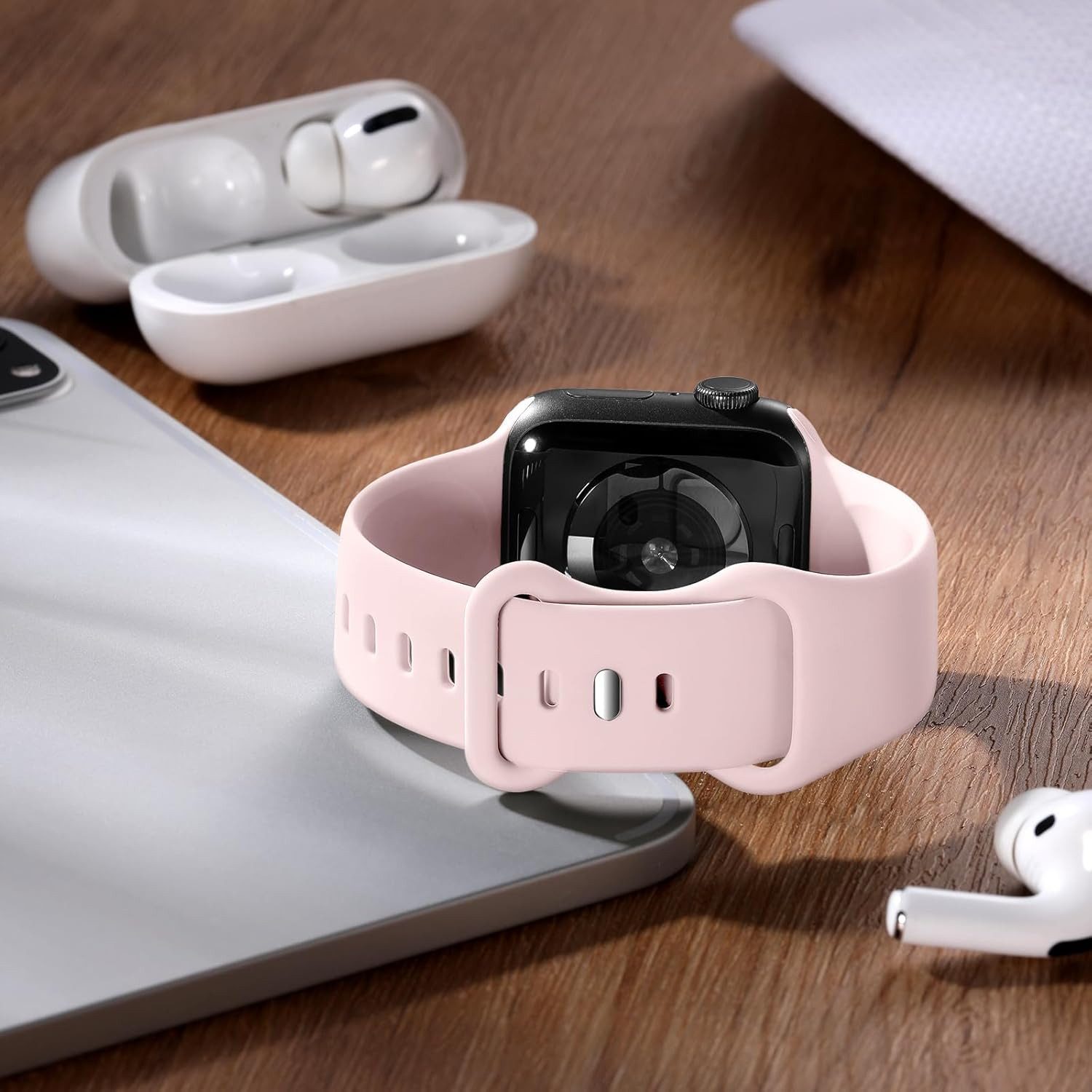 Widmann-Shop Smartwatch-Armband Apple Watch Silikon Armband Series 6 7 8 9 günstig online kaufen