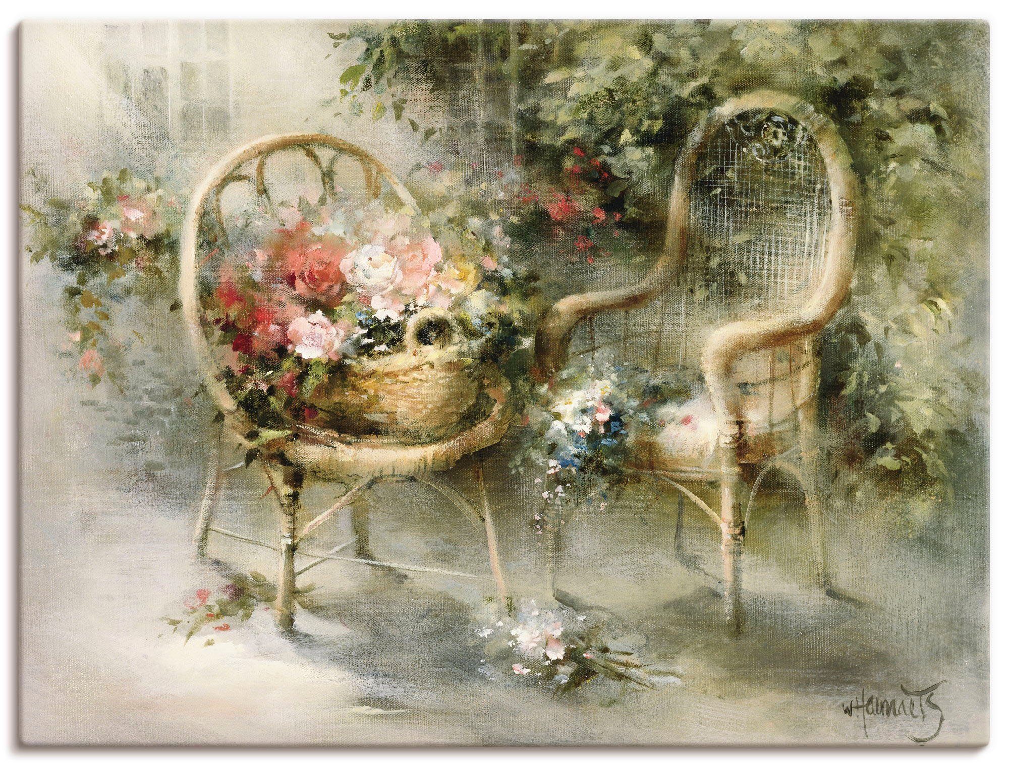 Artland Wandbild Sommer II, Garten (1 St), als Leinwandbild, Poster in verschied. Größen