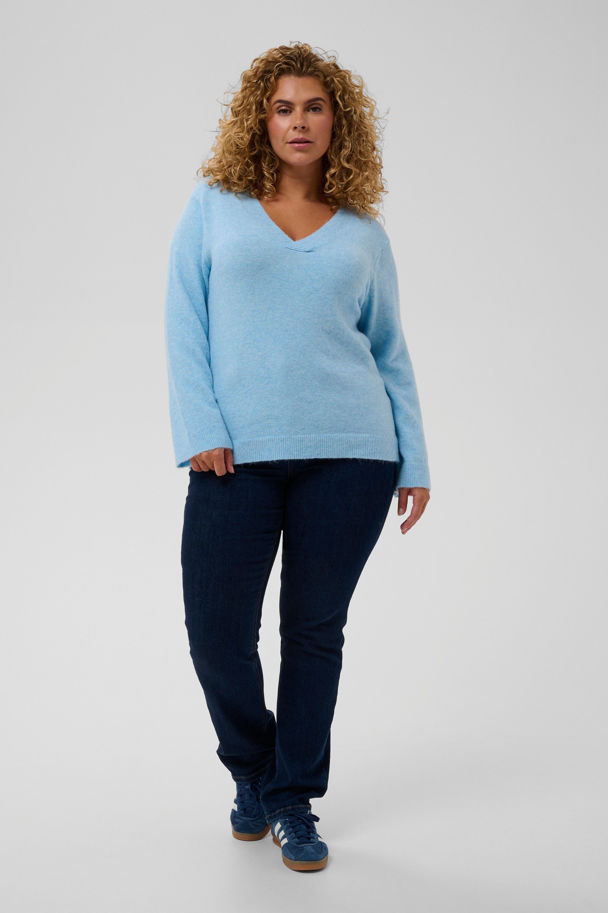 KAFFE Curve Strickpullover Strickpullover KCjilanda Große Größen