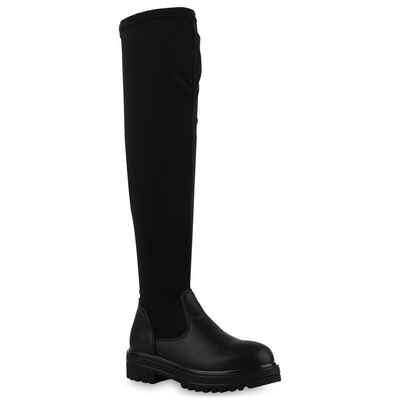 VAN HILL 840519 Overkneestiefel Schuhe