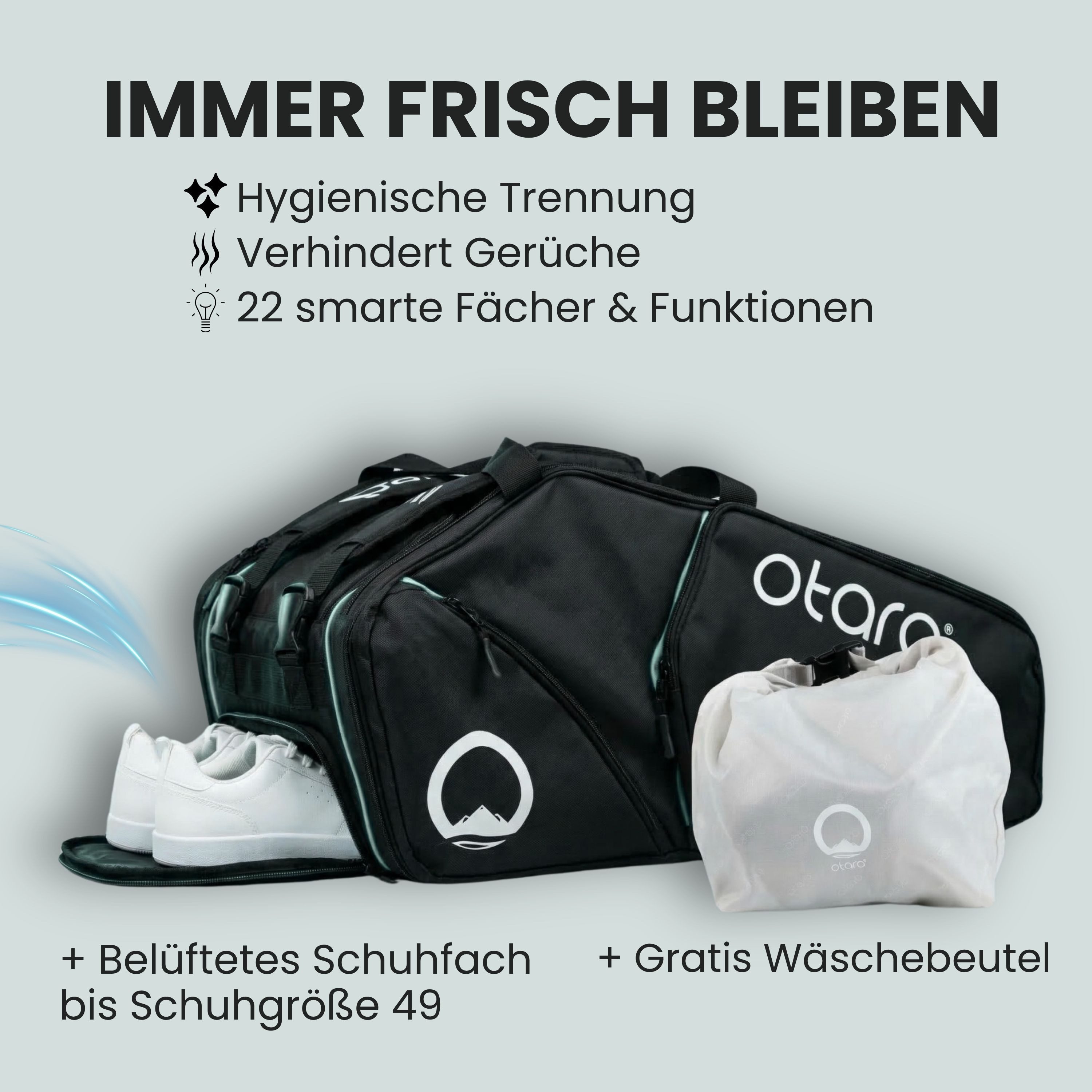 Otaro Tennistasche Tennistasche Racquet Bag, 82 Liter