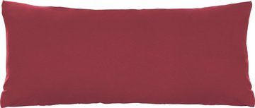 Kissenbezug Michi Feinjersey mit Reißverschluss, Biberna (2 Stück), verschiedene Größen, Jersey Kissenhülle aus 100% Baumwolle