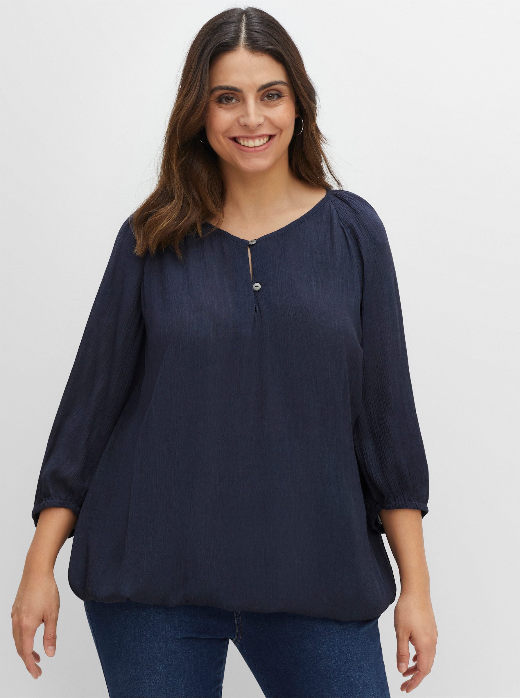 Sheego Klassische Bluse Tunika . günstig online kaufen