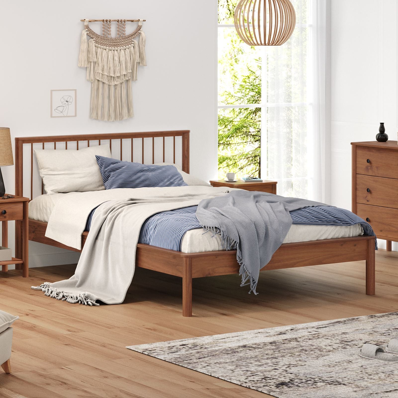 IDIMEX Massivholzbett APOANA, Doppelbett 140x200 Bett mit Lattenrost modern günstig online kaufen