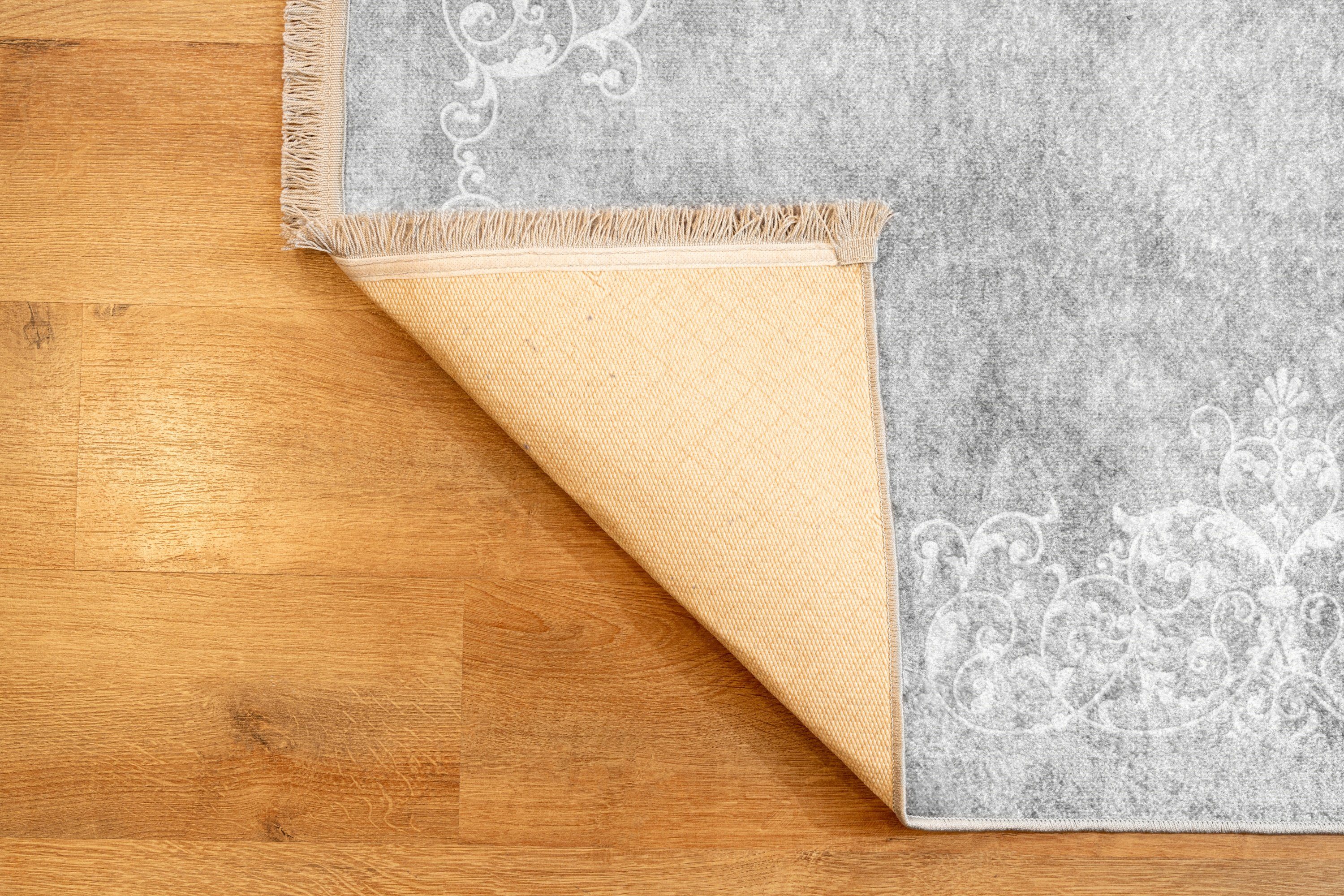 Teppich Knidos, Mozato, Waschabre Teppich, auf Waschmaschine Grey Rückseite, geeignet Antirutschmaterial der