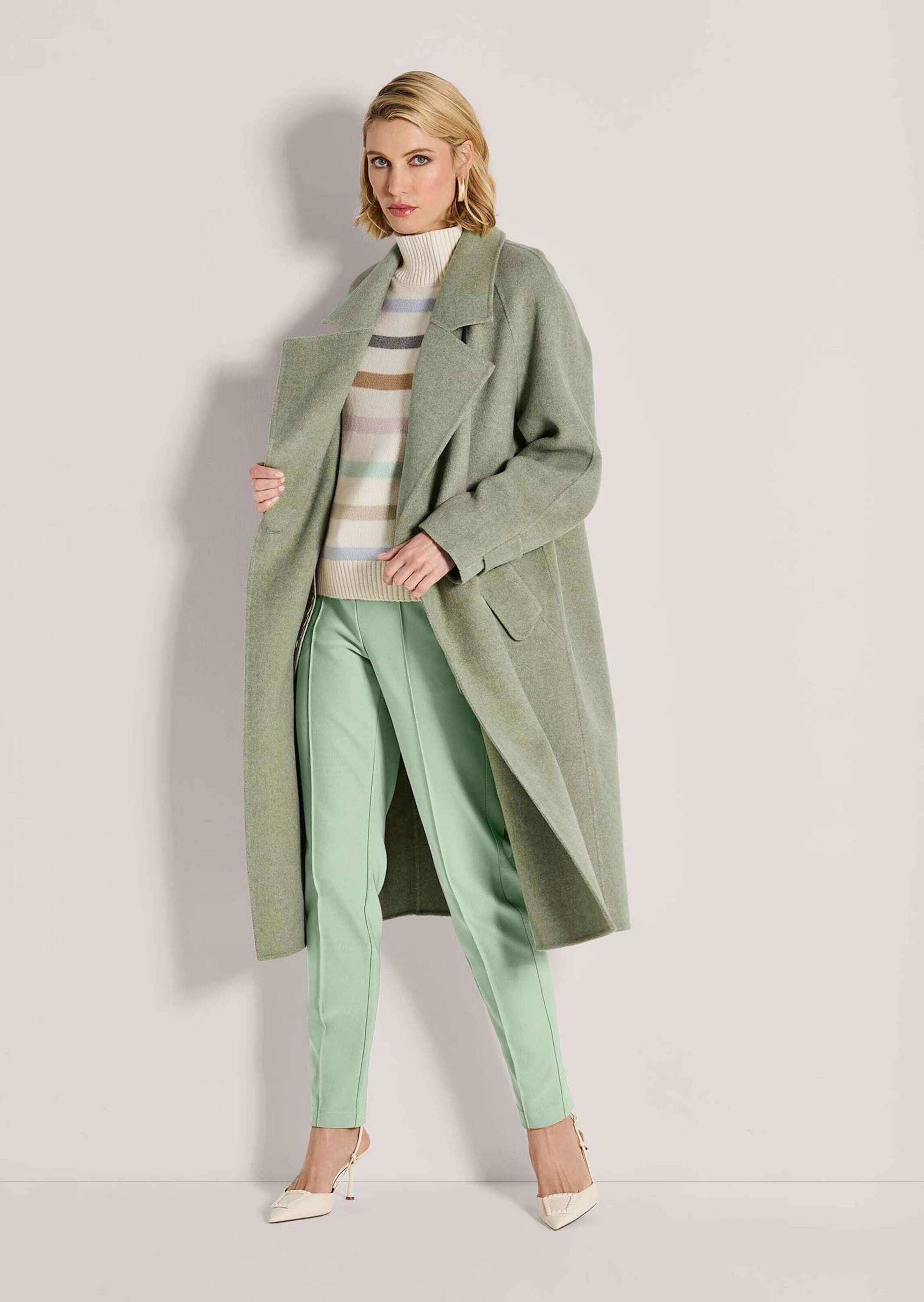 MADELEINE Kurzmantel Eleganter Mantel mit Kaschmir Doubleface-Mantel mit Re günstig online kaufen