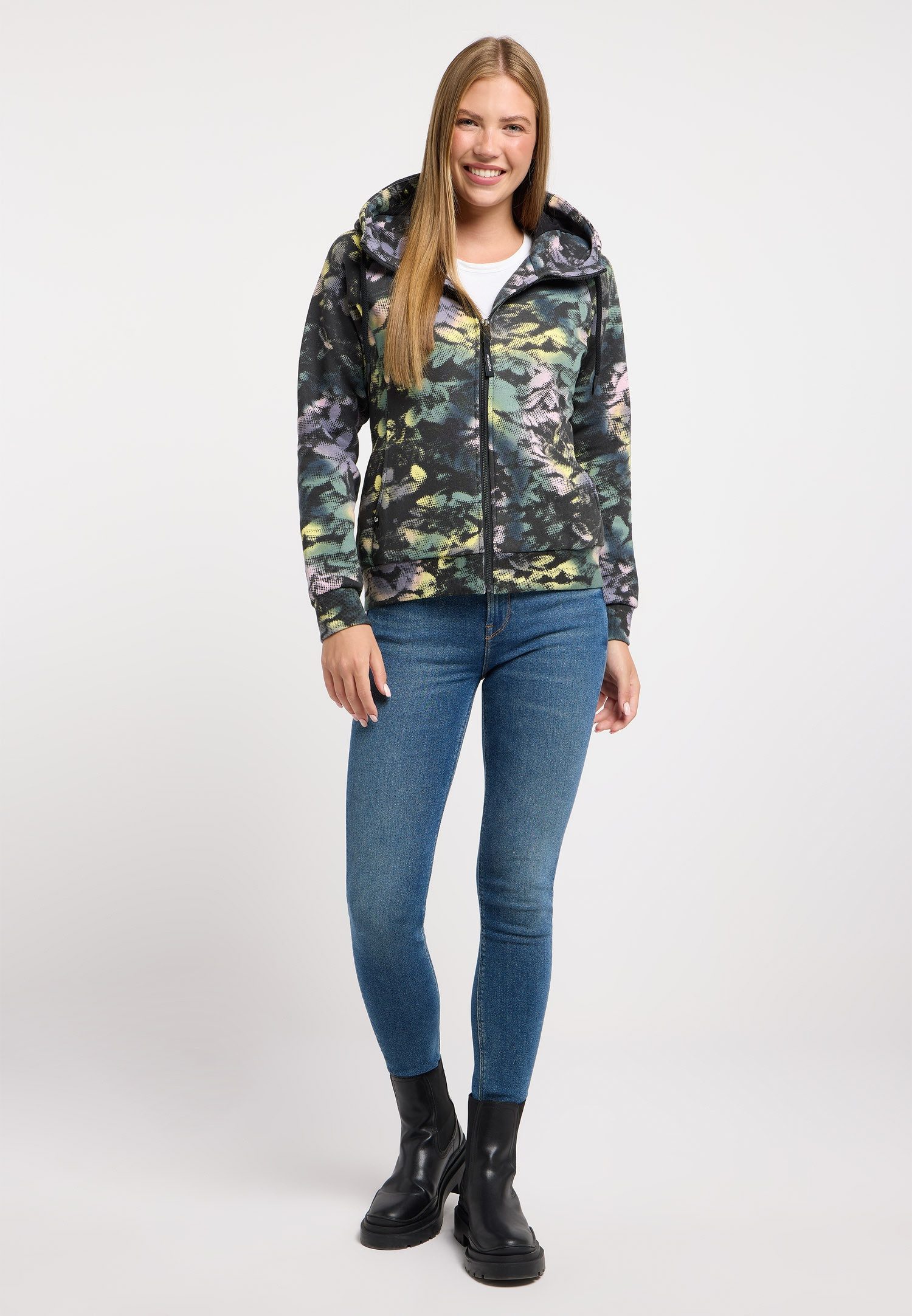 Ragwear Sweatshirt FLLAWIA PRINT aus Baumwolle und Polyester, normale Schnittform – Bild 5 von 5