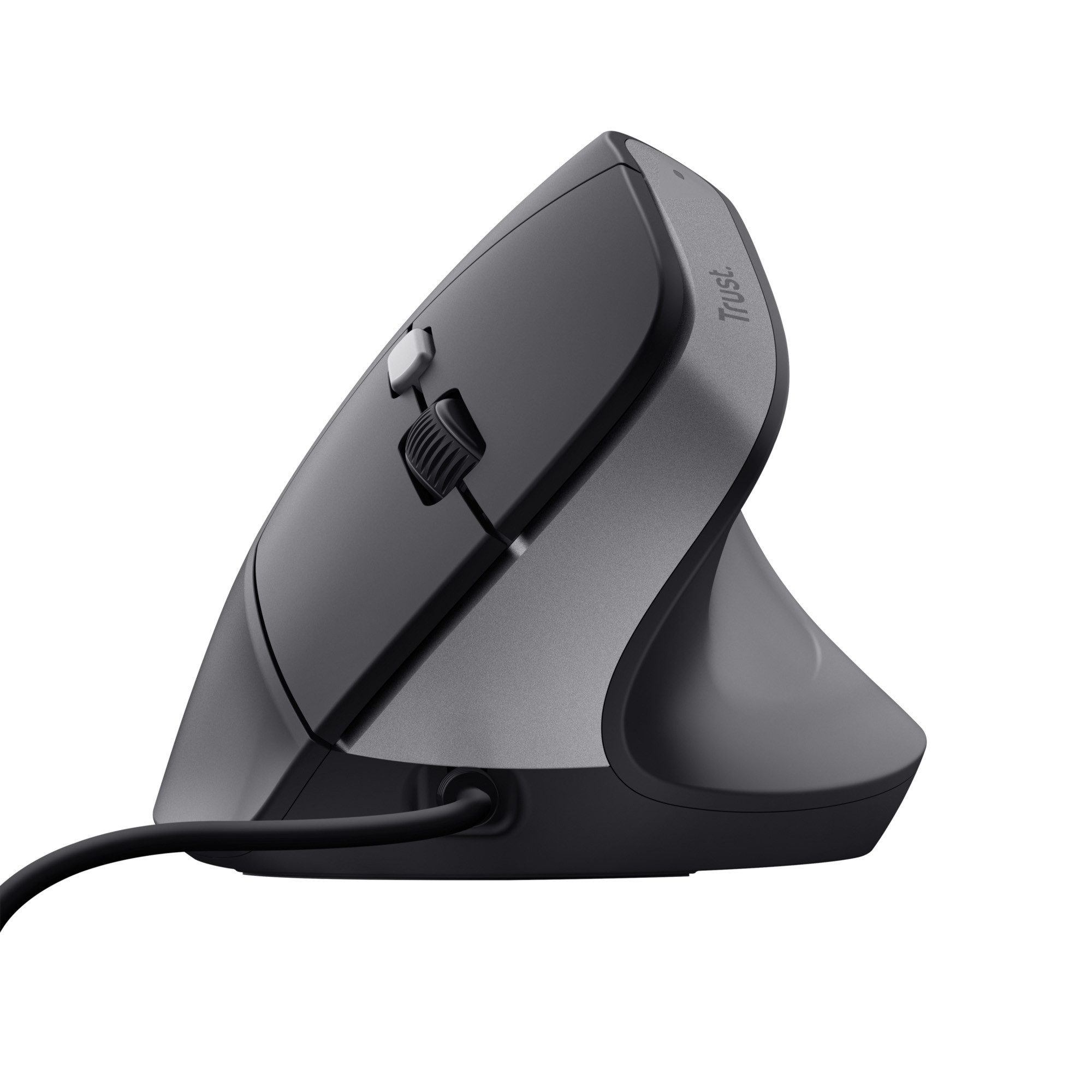 Trust Bayo II ergonomische Vertikal Maus kabelgebunden für PC Laptop Maus (Kabel)