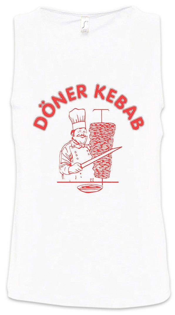 Urban Backwoods Tanktop Döner Kebab Ärmelloses T-Shirt Ayran Kebab Dönerladen Türkei Spaß Gang Gyros Love Fun Addiction