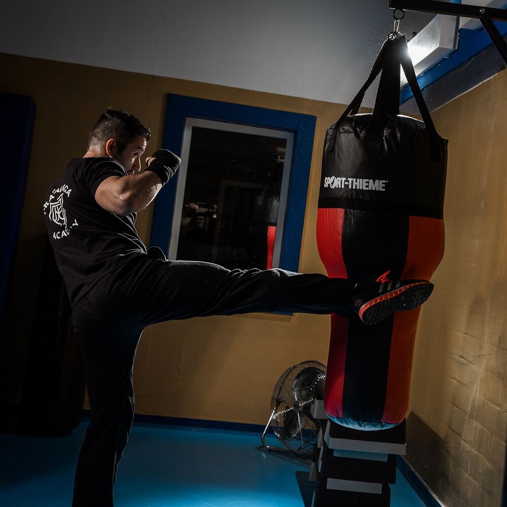 Sport-Thieme Boxsack Boxsack Uppercut, Zum Training von Aufwärtshaken und Schlag-Kombinationen