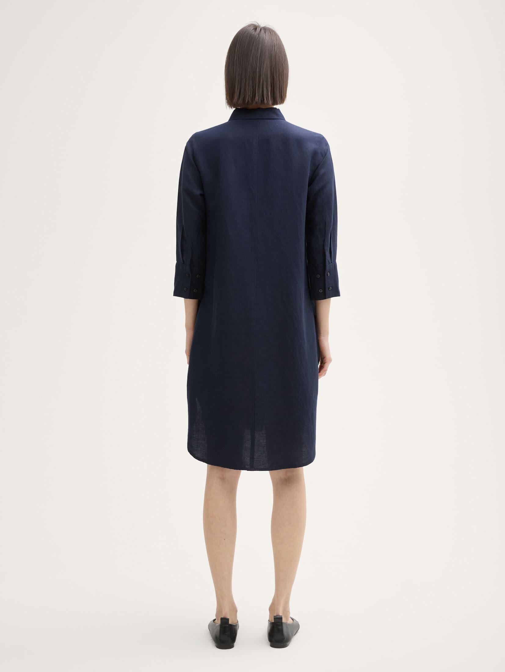 TOM TAILOR Sommerkleid Kleider & Jumpsuits Blusenkleid mit Leinenanteil