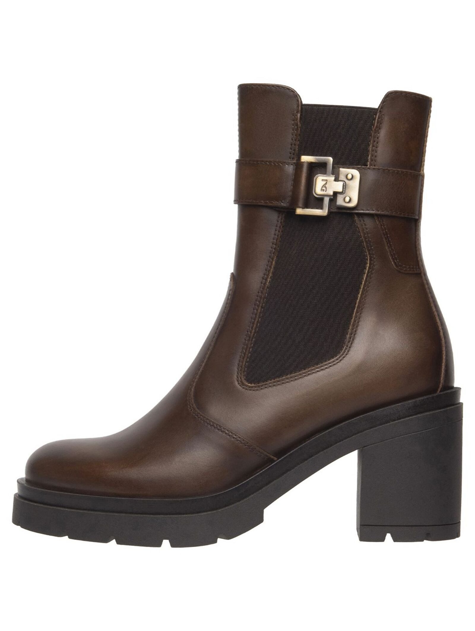 Nero Giardini Nero Giardini Stiefelette Leder/Textil High-Heel-Stiefelette