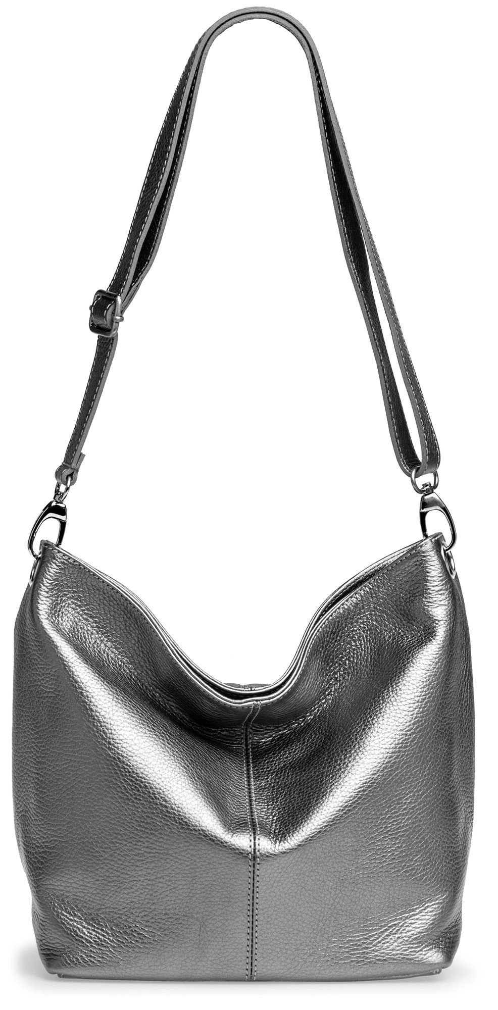 Caspar Schultertasche Klassische Damen Leder Handtasche günstig online kaufen