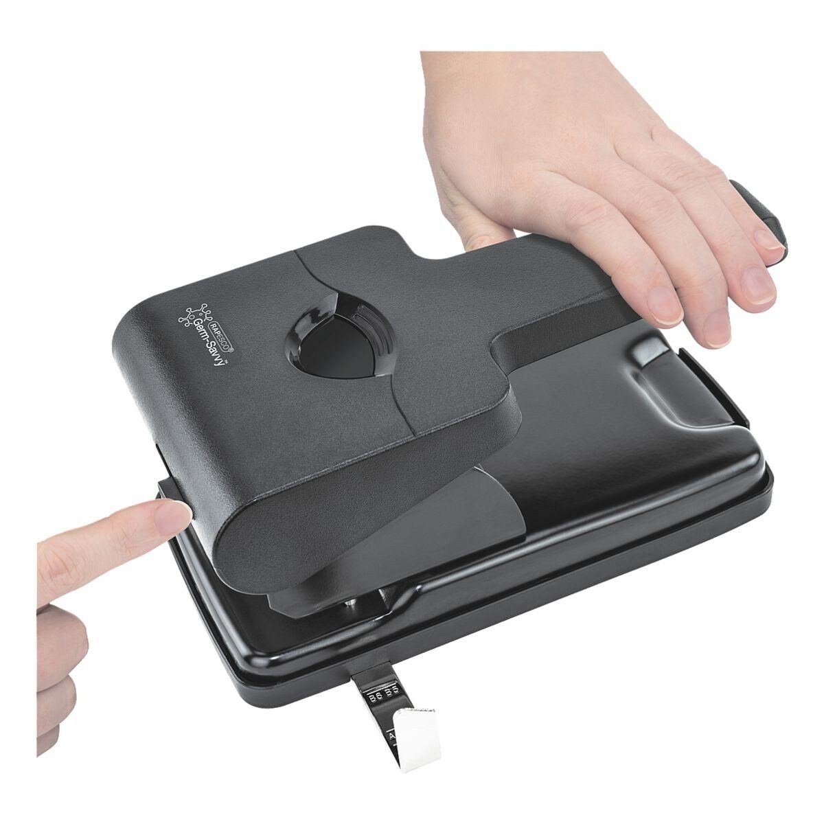 RAPESCO Germ-Savvy Lochstanzer Germ-Savvy HD865-P, 2-fach bis 63 Blatt, für A3 / A4 / A5 / A6 / B3 / B4 / B5 / 888