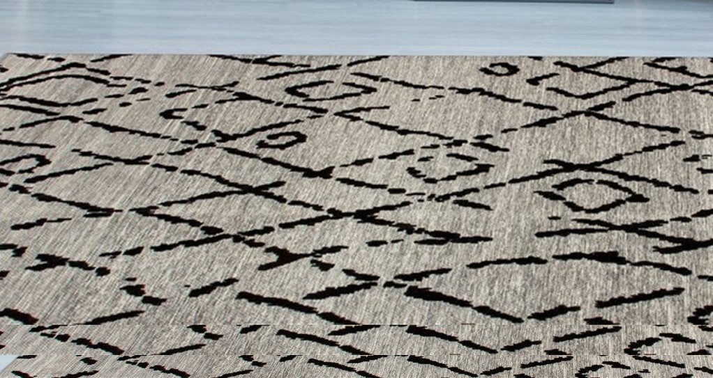 Kayoom Teppich River 110, rechteckig, Höhe: 10 mm, Jacquard, Retro- und Vintage-Design, Baumwollrücken