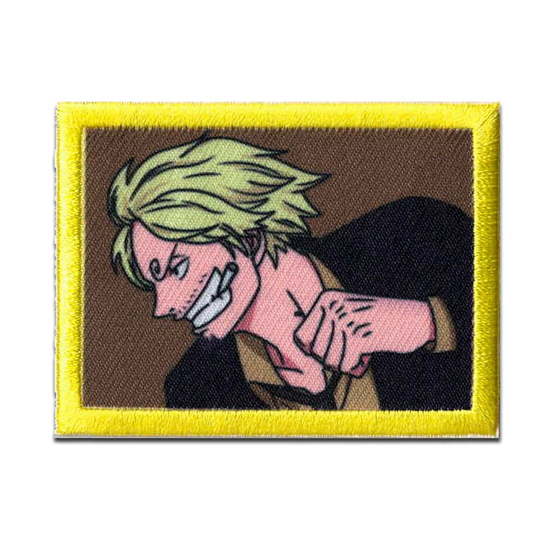 One Piece Aufnäher Bügelbild, Aufbügler, Applikationen, Patches, Flicken, zum aufbügeln, Polyester, Comercial Mercera One Piece Sabo - Größe: 6,6 x 4,9 cm