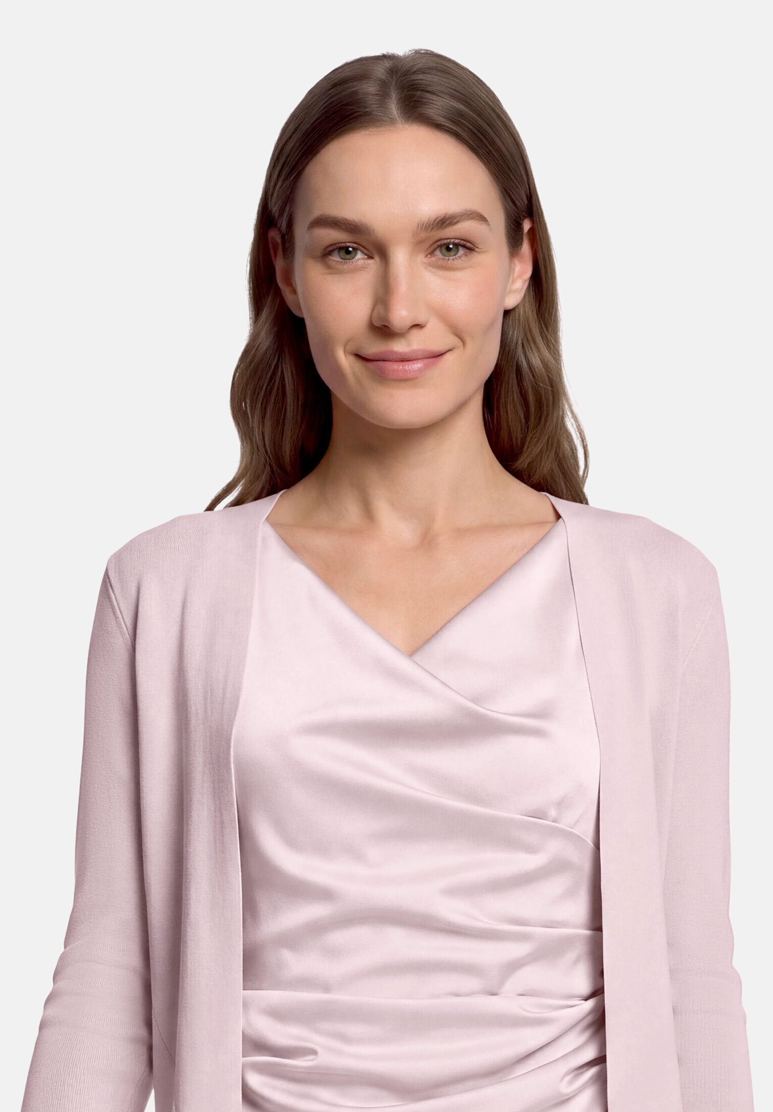 Vera Mont Strickjacke Damen langarm (1-tlg) Ärmelschlitz