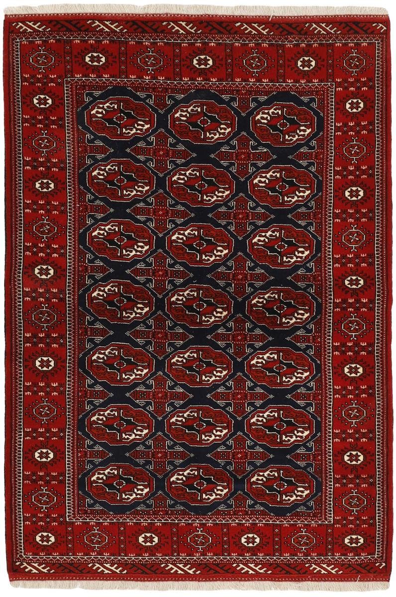 Orientteppich Turkaman 139x199 Handgeknüpfter Orientteppich / Perserteppich, Nain Trading, rechteckig, Höhe: 6 mm