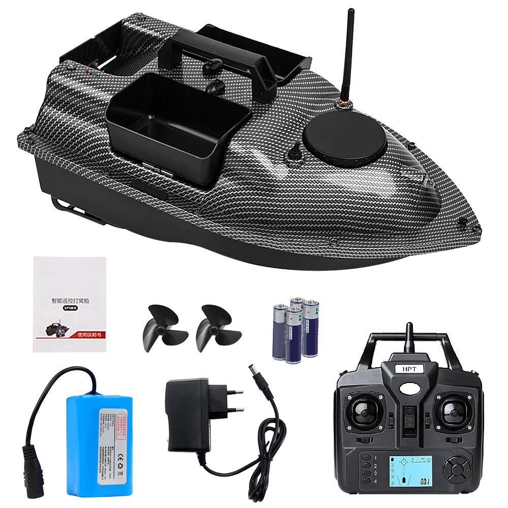 Innytund Ferngesteuertes Angelköderboot – 500 M Reichweite, 1.5 Kg Beladung Mit LED-Licht
