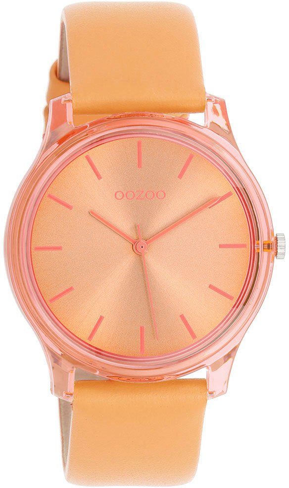 OOZOO Quarzuhr C11141, Armbanduhr, Damenuhr, Lederarmband günstig online kaufen