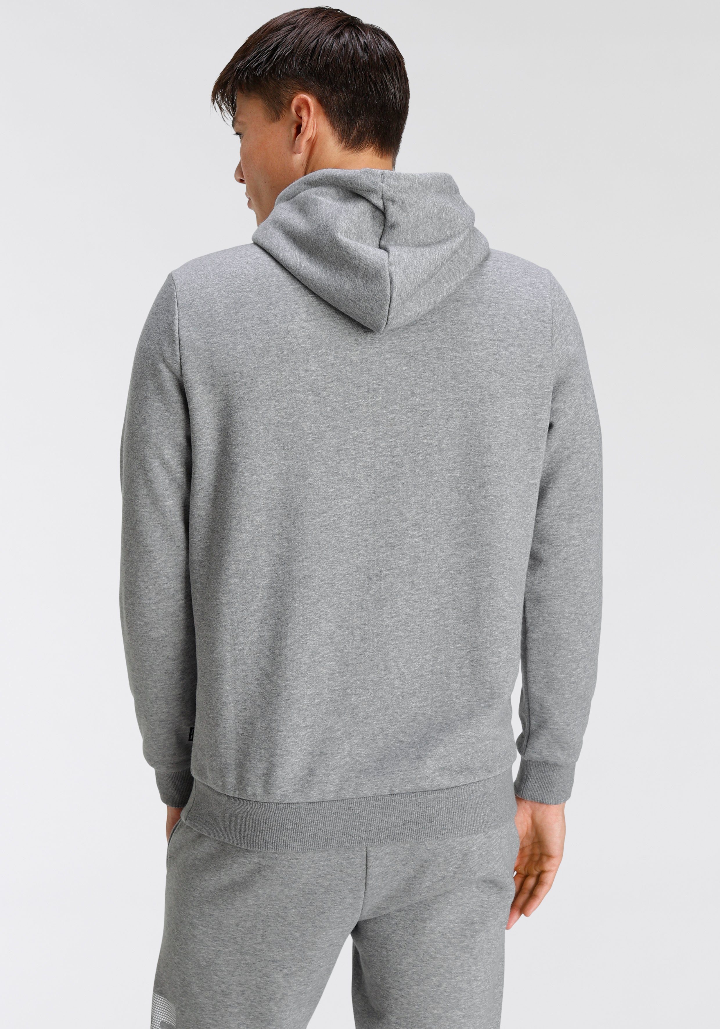 PUMA Kapuzensweatshirt grau-melange