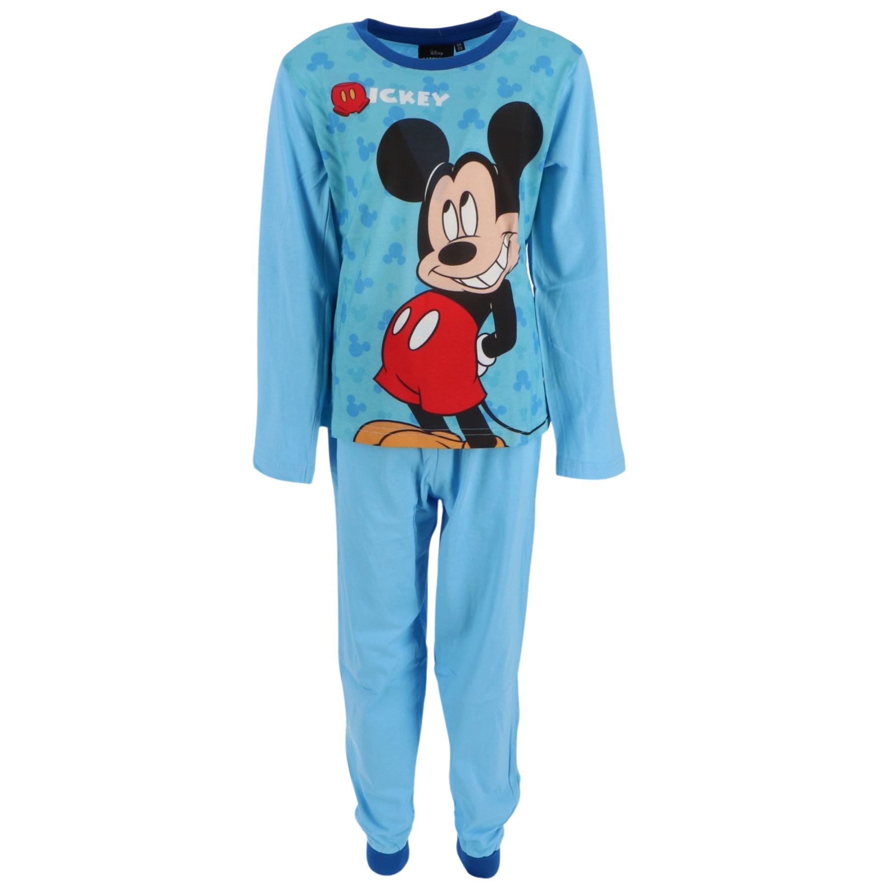 Disney Mickey Mouse Pyjama Pyjama Schlafanzug aus weicher Baumwolle Nachtwäsche für Kinder