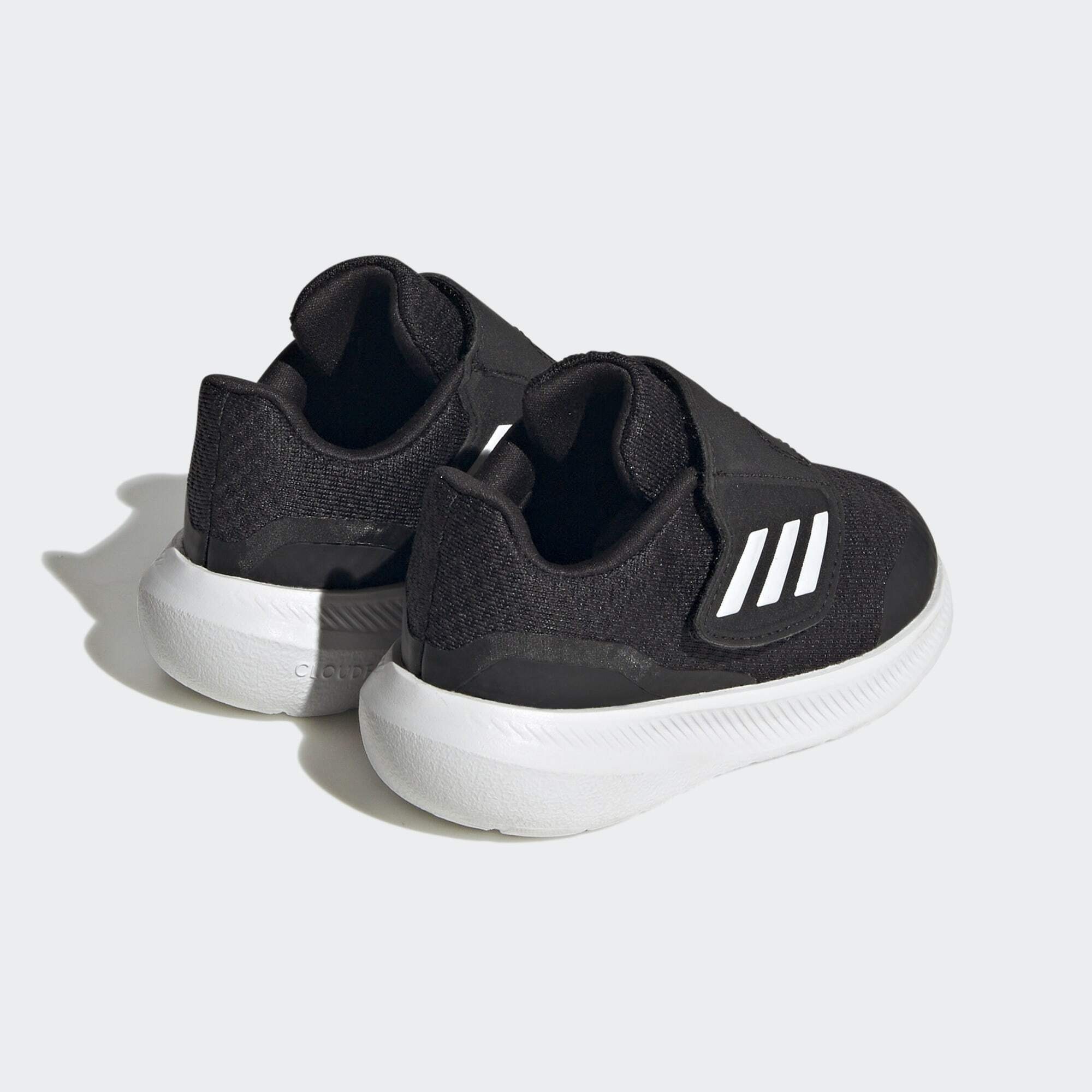 SCHUH Black Black Core Sneaker adidas Core / Cloud Sportswear / White RUNFALCON HOOK-AND-LOOP 3.0