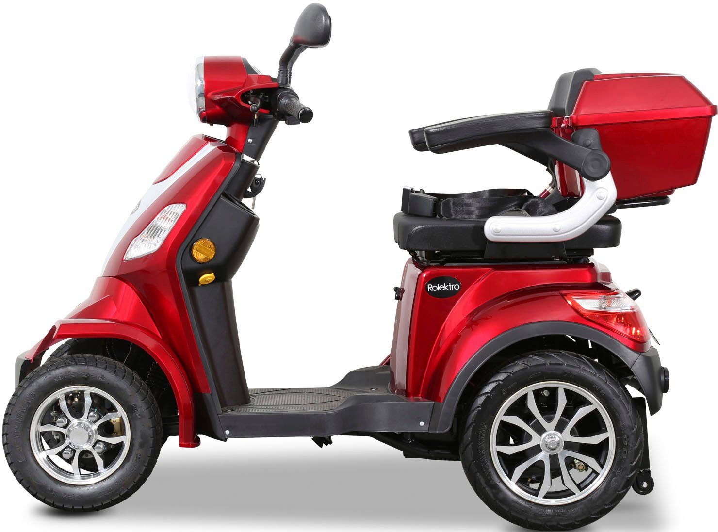 Rolektro electric vehicle E-Quad 15, lead gel battery, 1000 W, 15 km/h, (with top case)