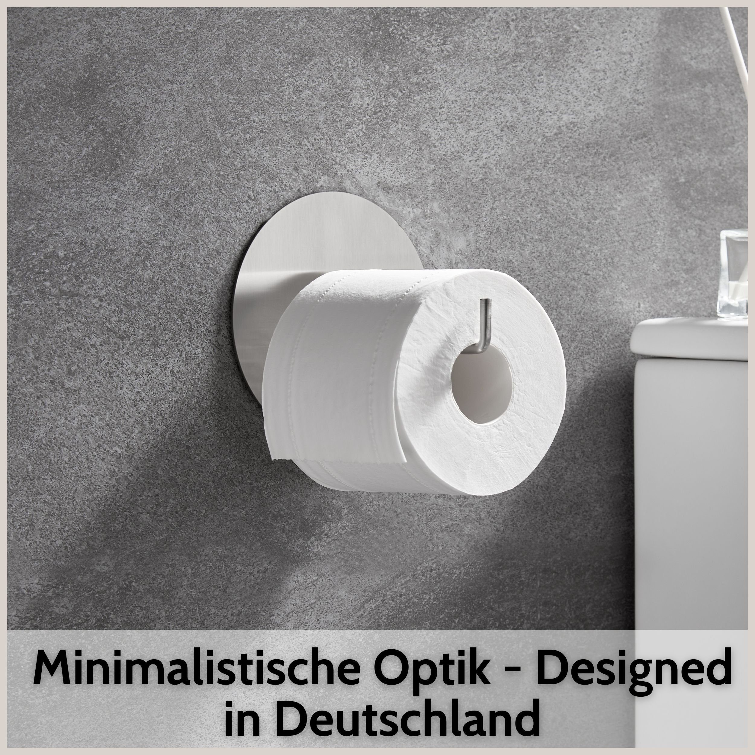 DEKAZIA Toilettenpapierhalter ohne Bohren, Selbstklebender Klorollenhalter, günstig online kaufen