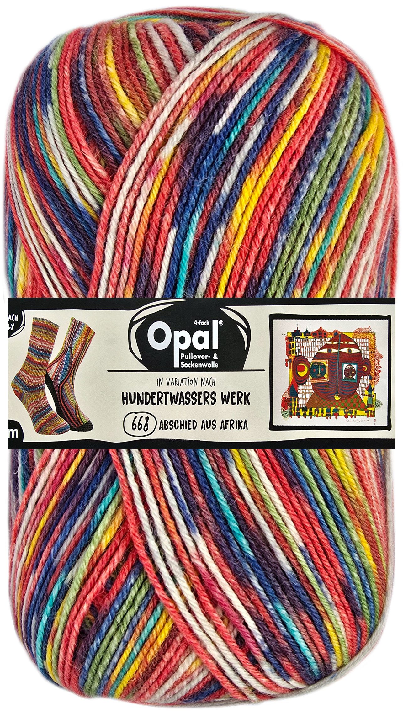 Opal 100 Gramm Opal Hundertwassers Werk Häkelwolle