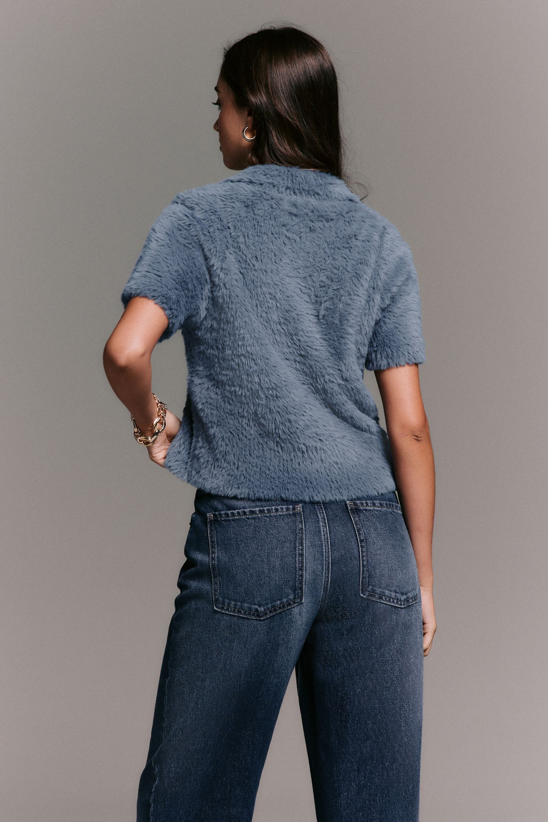 Next Polokragenpullover Kurzärmeliger Polopullover, Bär (1-tlg) günstig online kaufen