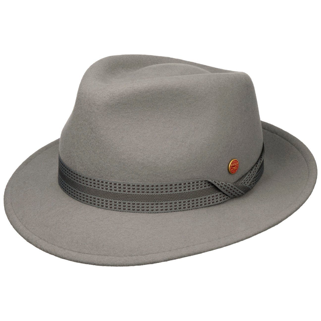 Mayser Trilby (1-St) Wollfilzhut mit Ripsband, Made in the EU