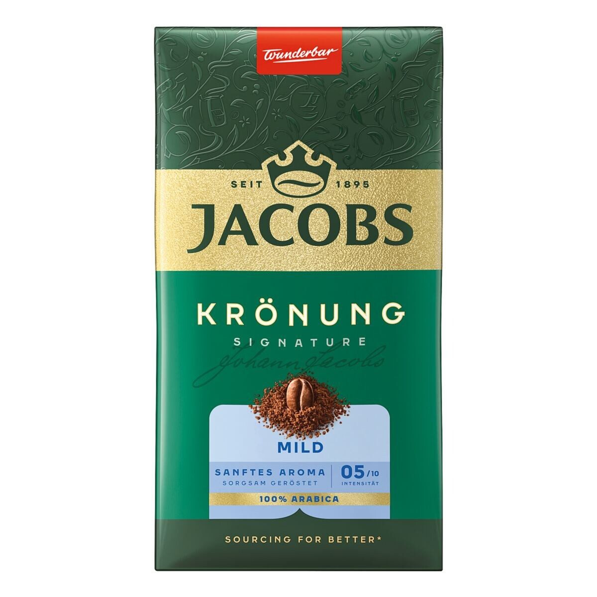 JACOBS Kaffee Krönung Mild, 500 g, gemahlen
