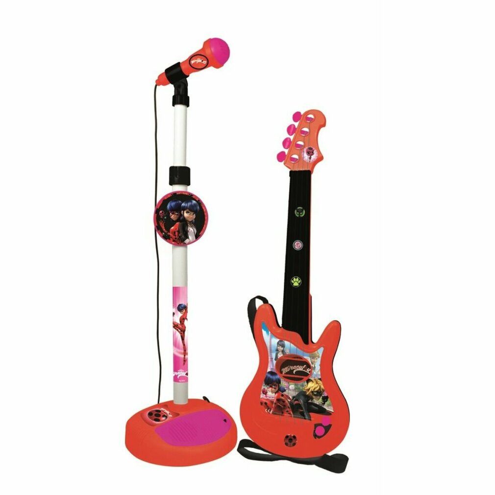 Reig Spiel-Gitarre Musikalischer Satz Lady Bug Rot