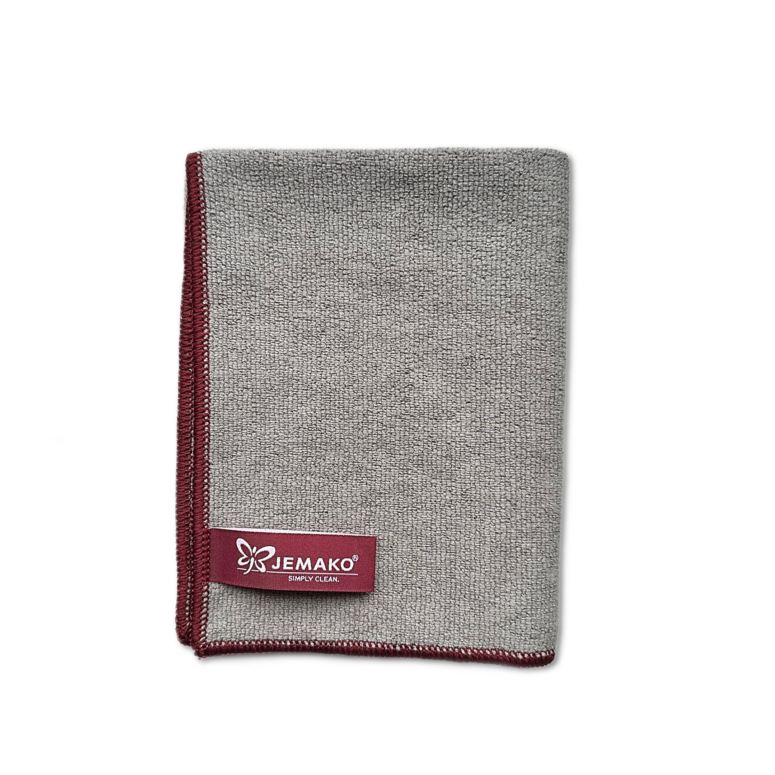 Jemako Jemako Profituch S 35x40 cm, AshEx® Mikrofaser-Reinigungstuch, grau Mikrofasertuch (1-tlg., waschbar bis 60 °C, ideal für Kaminglasscheiben und Ofenglasscheibe)