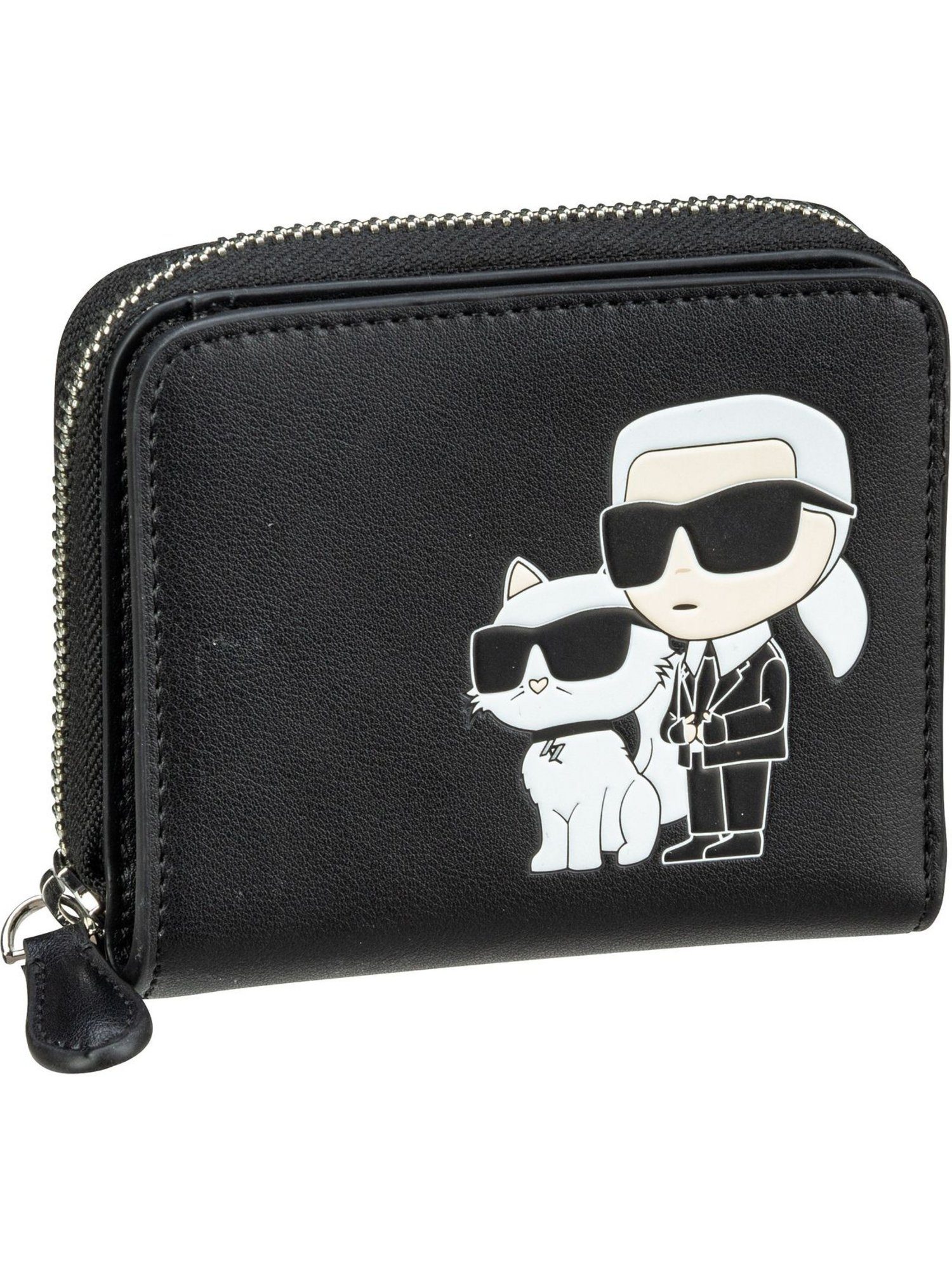 KARL LAGERFELD Geldbörse K/Ikonik 2.0 Small Leather Zip Wallet