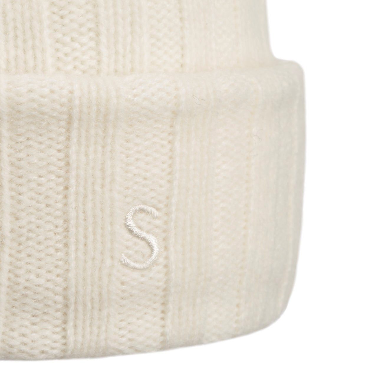 Stetson Strickmütze (1-St) Rippmütze mit Umschlag