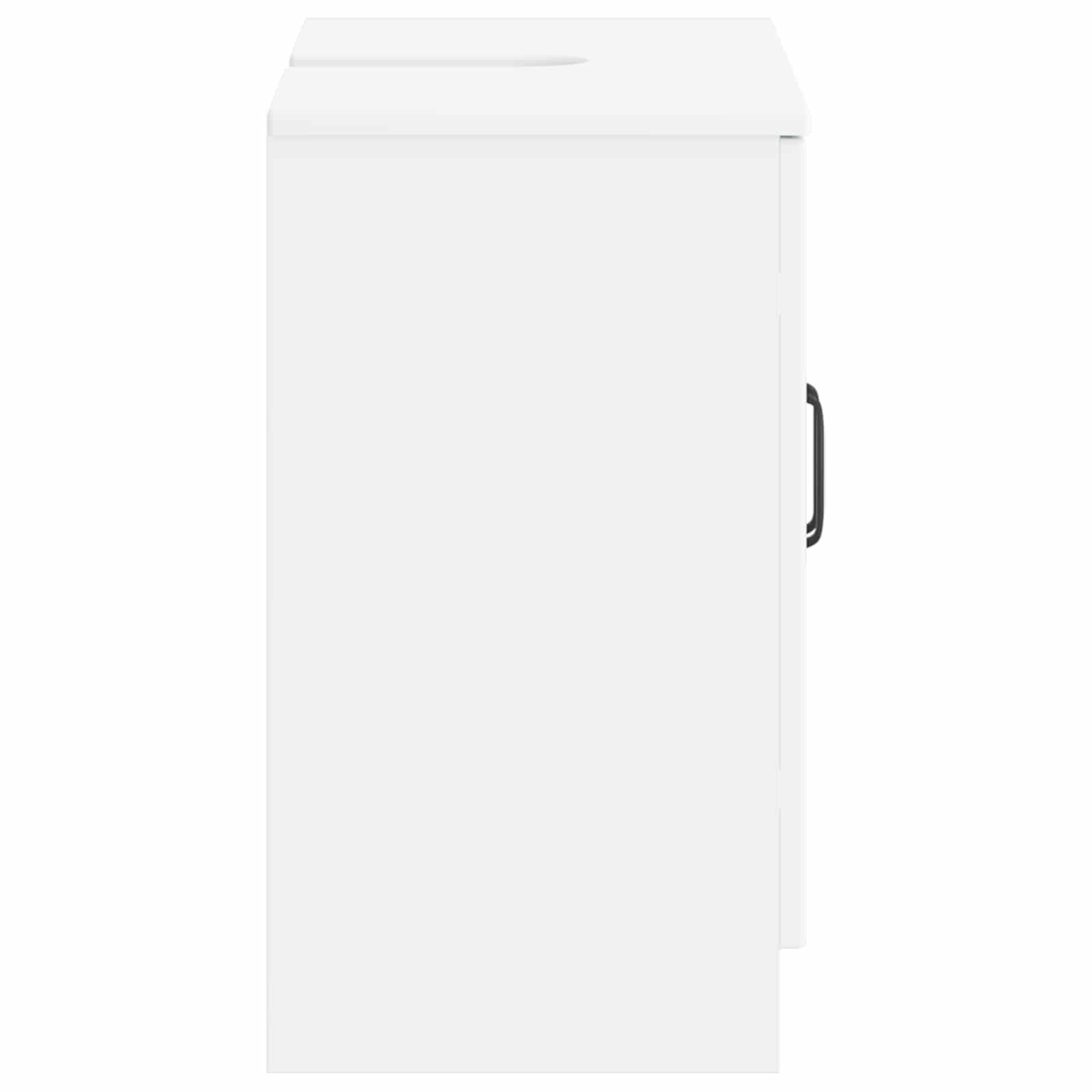 vidaXL Badezimmer-Set Waschbeckenschrank UTRECHT Weiß 59,5 x 31,5 x 59 cm – Bild 5 von 5
