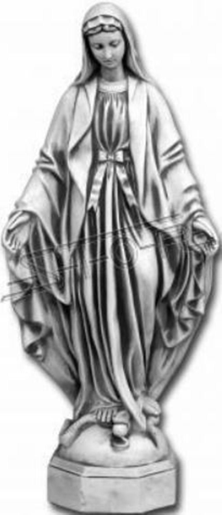 JVmoebel Skulptur Mutter Jesus Deko 118cm Garten Heilige Skulptur Statue S101188 Grab Figur Maria