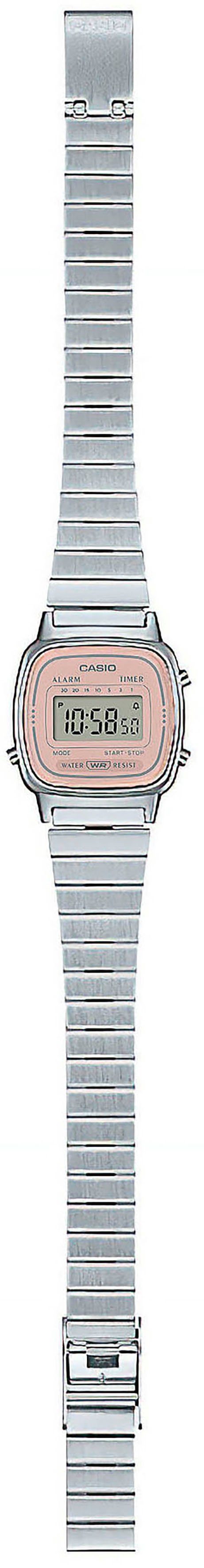 CASIO VINTAGE Chronograph LA670WEA-4A2EF, Quarzuhr, Armbanduhr, Damenuhr, D günstig online kaufen