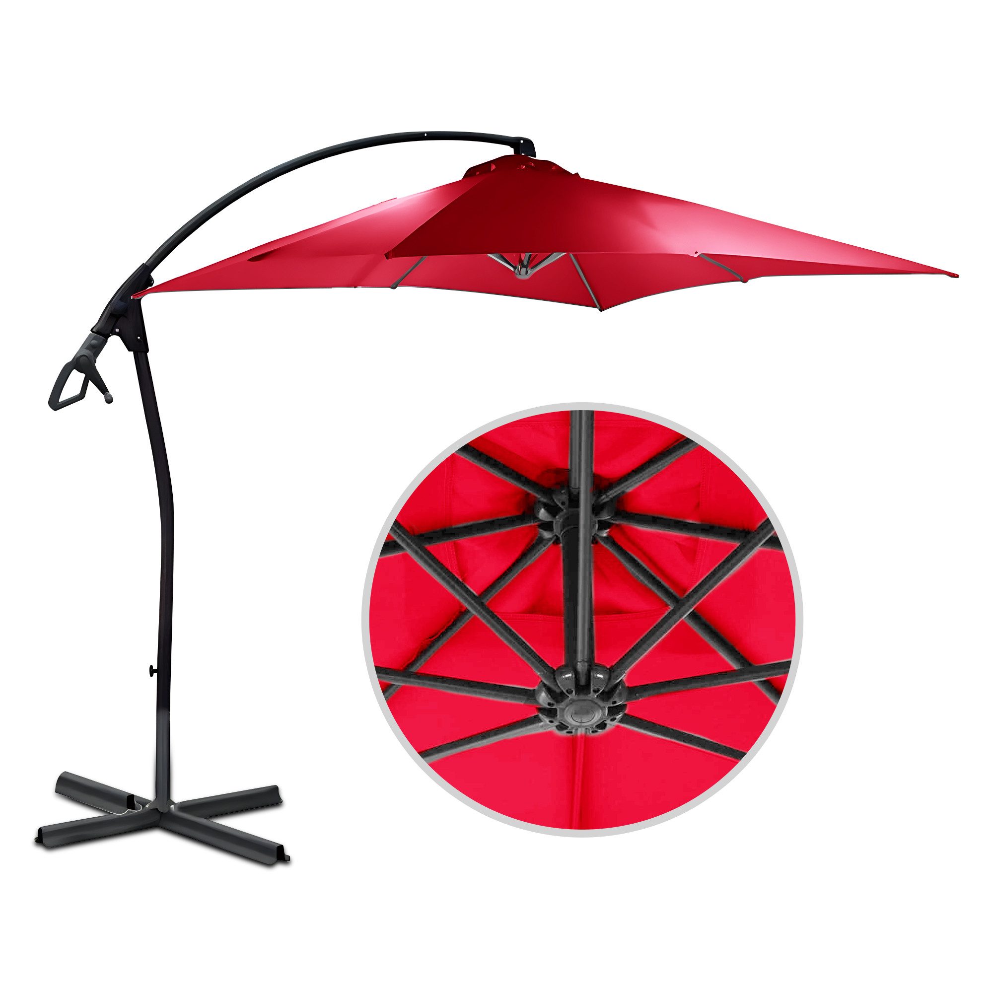 habeig Ampelschirm 100% Wasserdicht Schirm 250x250cm günstig online kaufen