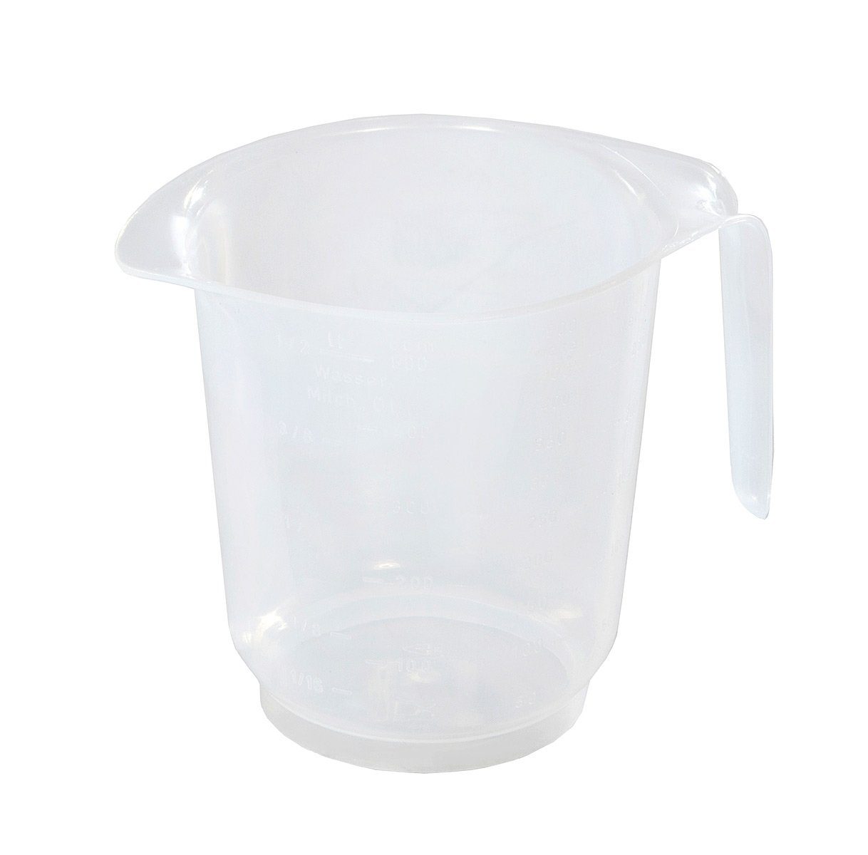 Koskaderm Messbecher Messbecher 0,5 Liter, transparent